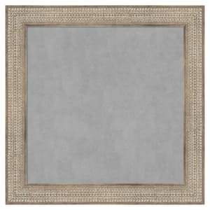 Trellis Silver 30 in. x 30 in Framed Magnetic Board