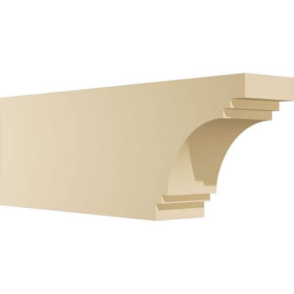 Ekena Millwork Standard Pescadero 5 in. W x 10 in. H x 30 in. D Signature Urethane Rafter Tail Outlooker