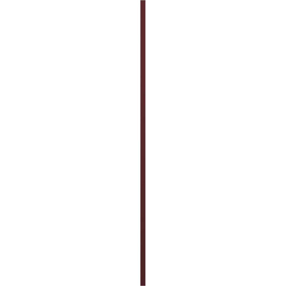 Wineberry Vinyl Raised Panel Shutters Pair, 12"W x 70"H