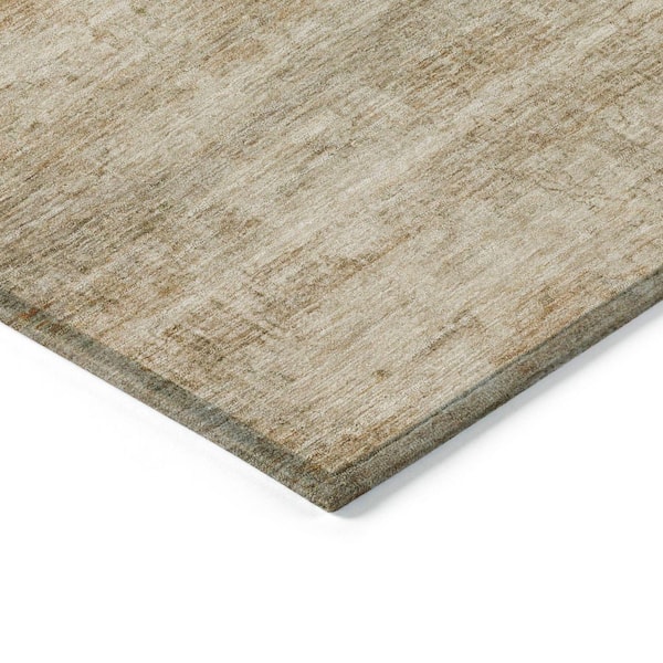 Chantille Machine Washable Indoor/Outdoor Abstract ACN2154 Brown 9 ft. x 12 ft. Area Rug