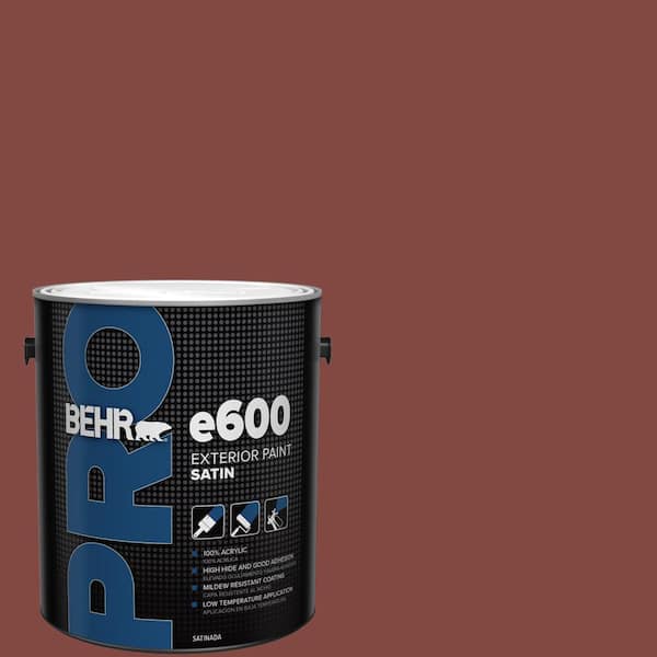 1 gal. #S140-7 Deco Red Satin Exterior Paint