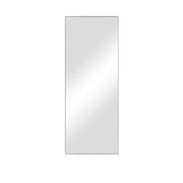 Unbranded 28 in. W x 71 in. H Modern Rectangle Framed Sliver Standing Mirror