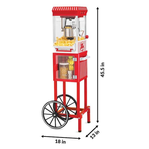 Nostalgia Electrics Nostalgia 2.5 oz. Popcorn Machine with Cart