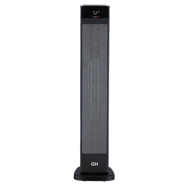 GOOD HOUSEKEEPING Digital 30 in. Oscillating Ceramic Tower Room Space Heater with Remote Control