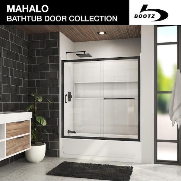 Bootz Industries Mahalo 56- 60 in W x 58 in H Semi-Frameless