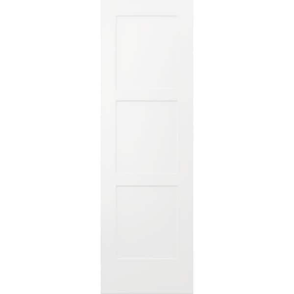 32 in. x 96 in. Birkdale White Paint Smooth Hollow Core Molded Composite Interior Door Slab