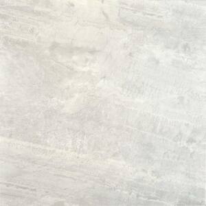 Take Home Sample - Light Grey Travertine Peel and Stick Vinyl Tile Flooring - 5 in. x 7 in.