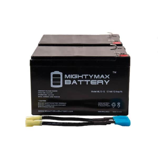 MIGHTY MAX BATTERY RBC6 UPS Complete Replacement Battery Kit for APC SMC1500