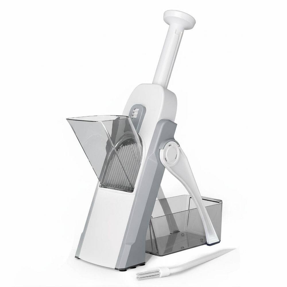 Stainless Steel Adjustable Mandoline Slicer with Non-Slip Base, Vegetable and Fruit Cutter, Set of 1 price history on PriceWatchPro