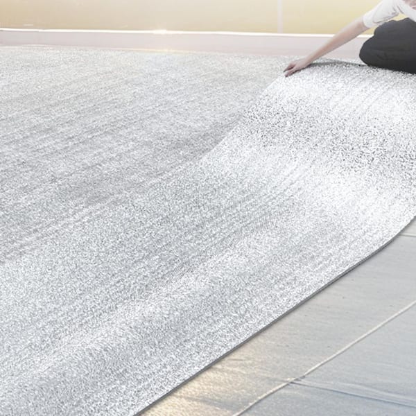 Double Reflective Insulation Roll, Foam Core, 5. 5mm 48 in. x 50 ft. Radiant Barrier, 1 Pack, for Window RV Roof