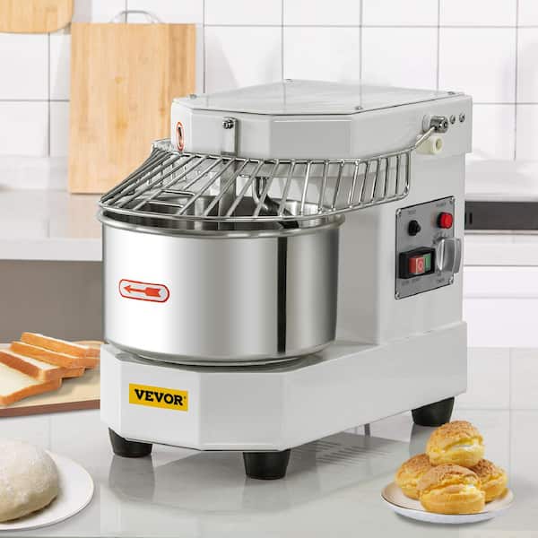 Commercial Food Mixer 35-Cups 450W Dual Rotating Dough Kneading Machine Food Processors