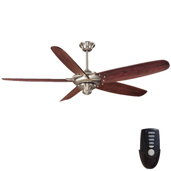 Home Decorators Collection Altura 68 in. Indoor Brushed Nickel Ceiling Fan with Remote Control