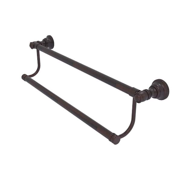 Allied Brass Carolina 30 in. Wall Mounted Double Towel Bar in Venetian Bronze
