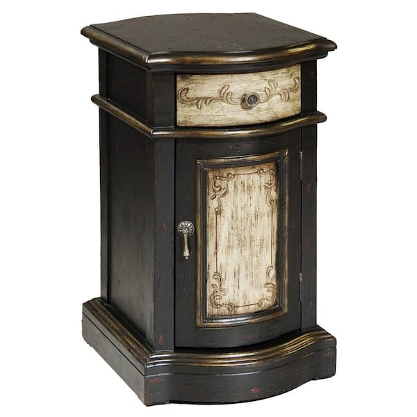 Pulaski Furniture 1-Drawer Chair Side Cabinet Accent Chest in Multi-Tone