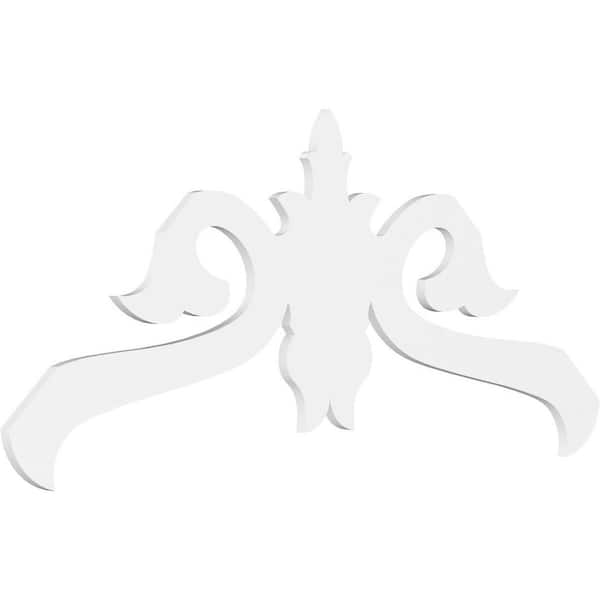 Ekena Millwork Florence 1 in. D x 33 in. W x 72 in. L Signature Urethane Gable Pediment