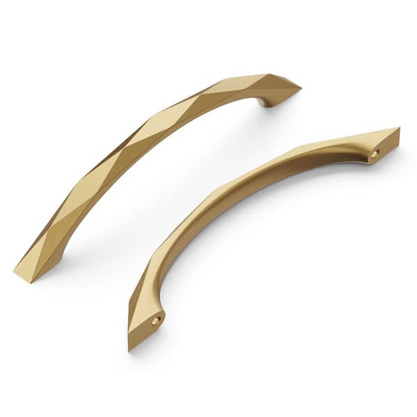 HICKORY HARDWARE Karat 5-1/16 in. (128mm) Center-to-Center Champagne Bronze Cabinet Drawer Bar Pull (10-Pack )