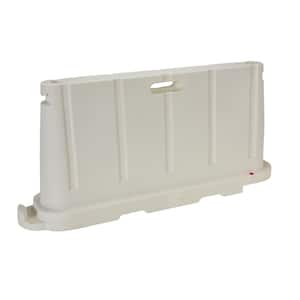 Stackable Poly Barricade in White