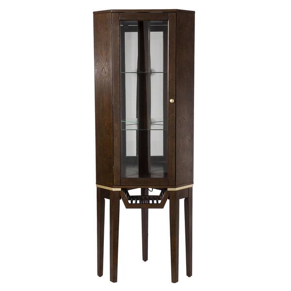SEI FURNITURE Kennbeck Dark Brown Bar HD210520 The Home Depot