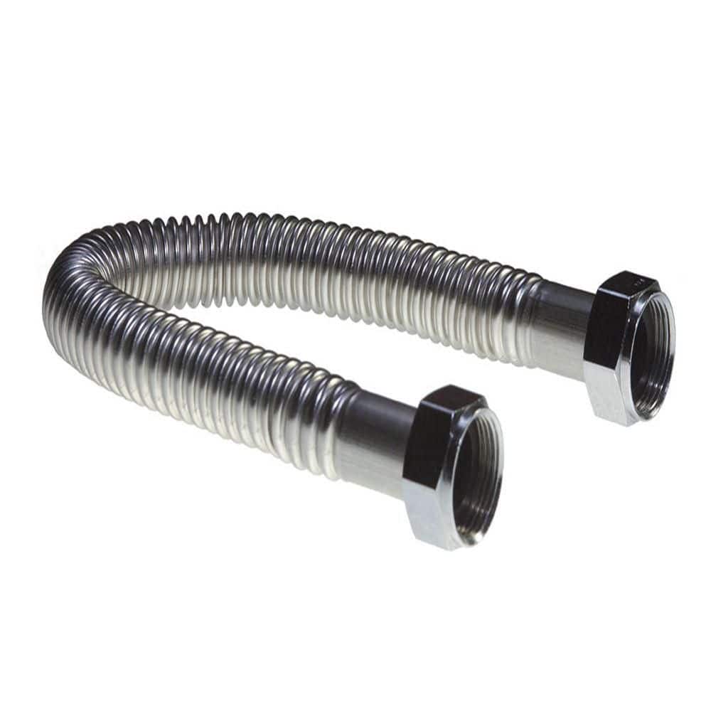 "3/4 in. Inner Diameter Stainless Steel Flex with 3/4"" Female Iron Pipe x 3/4"" Female Iron Pipe x 60"" Water Connector" price history on PriceWatchPro