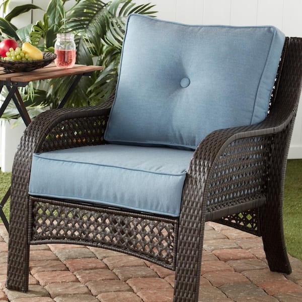 Greendale Home Fashions Outdoor Deep Seat Sunbrella Fabric Cushion Set, Aruba