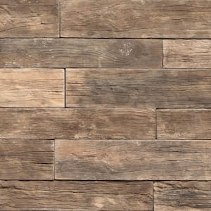 Woodstone Cafe 35.50 in. x 8 in. Manufactured Stone Panel Siding 8.40 sq. ft. Flats