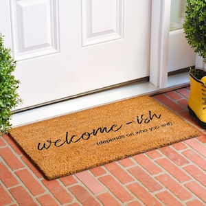 Welcome-ish Doormat 36" x 72"