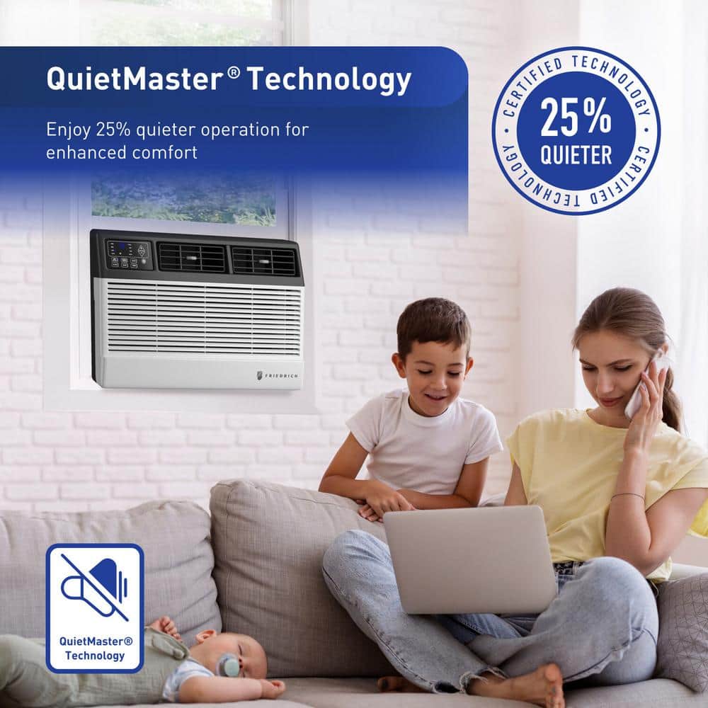 Friedrich 12,000 BTU White Smart Window Air Conditioner