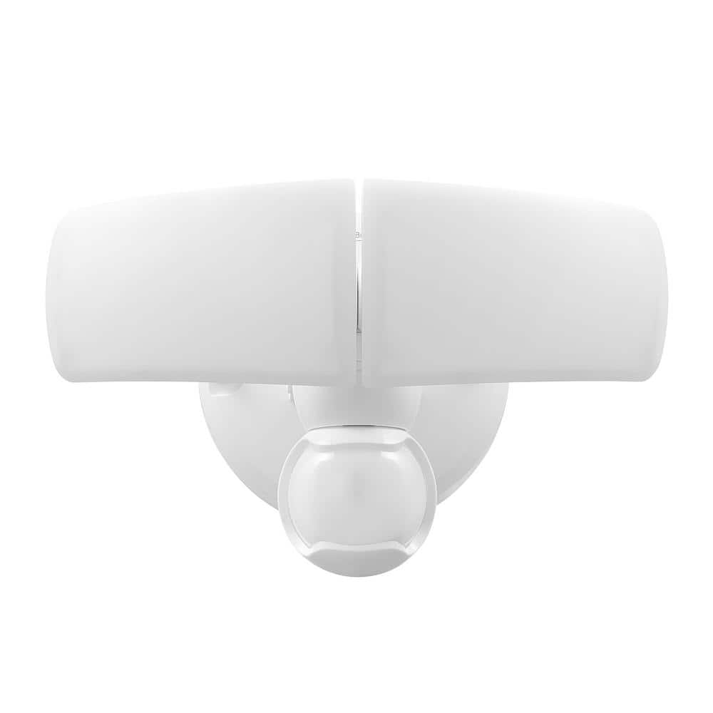 21-Watt 2000 Lumen 240° White Motion Sensing Integrated LED Flood Light