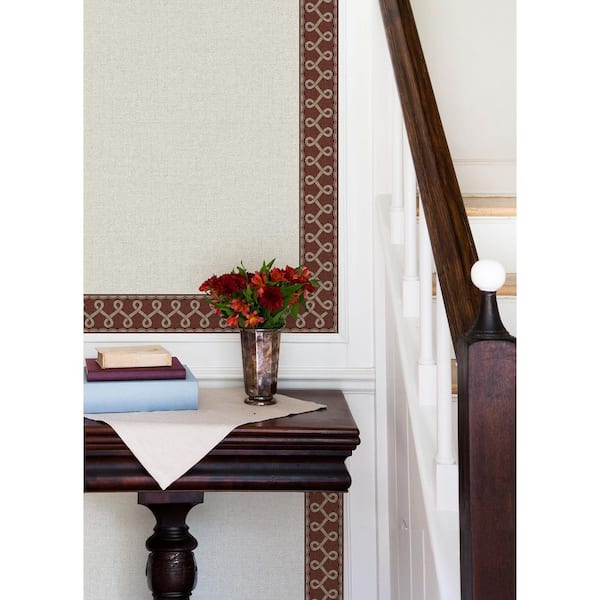 Scalloped Ribbon Red Trim Wall Border