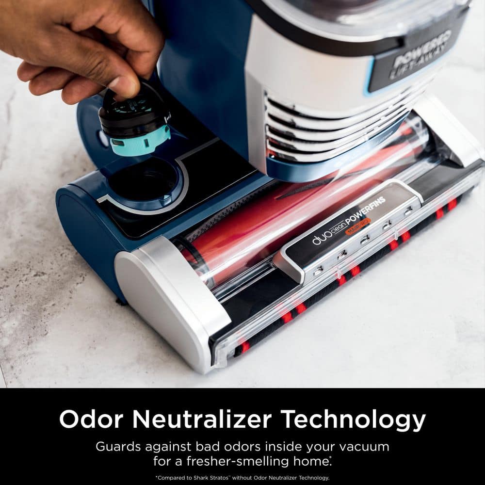 Shark Stratos Blue Upright Bagless Vacuum with HEPA Filter