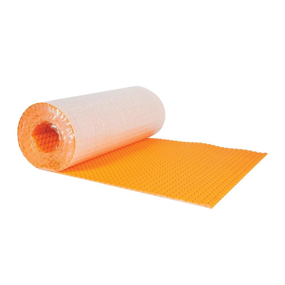 Ditra-Heat-PS 3 ft. 2-5/8 in. x 41 ft. 10-3/4 in. Peel and Stick Uncoupling Membrane Roll price history on PriceWatchPro