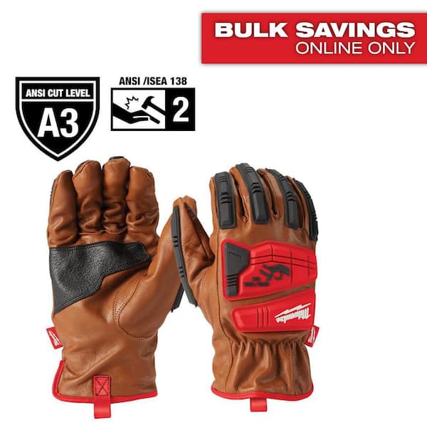 Milwaukee XX-Large Level 3 Cut Resistant Goatskin Leather Impact Gloves
