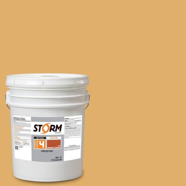 Storm System Category 4 5 gal. Hollywood Exterior Wood Siding, Fencing and Decking Acrylic Latex Stain with Enduradeck Technology
