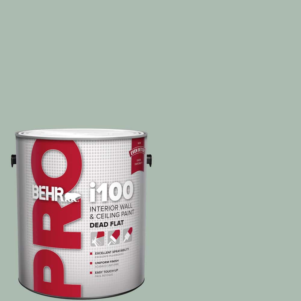 BEHR PRO 1 gal. PPU1114 Zen Dead Flat Interior Paint PR10501 The Home Depot