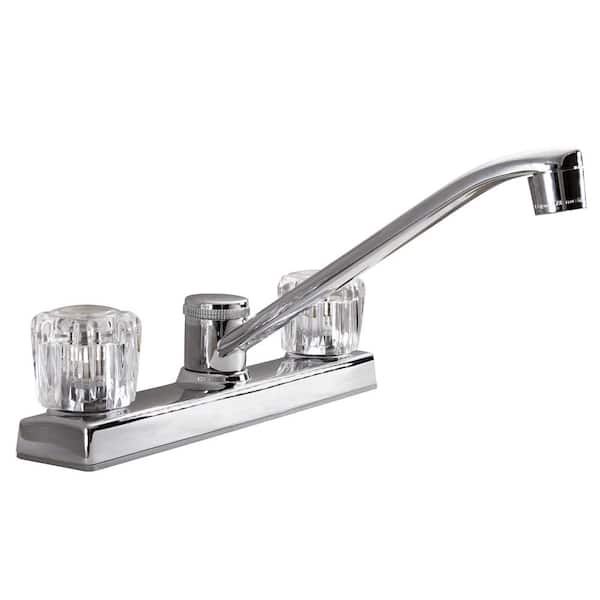 Design House Millbridge 2-Handle Standard Kitchen Faucet in Polished Chrome