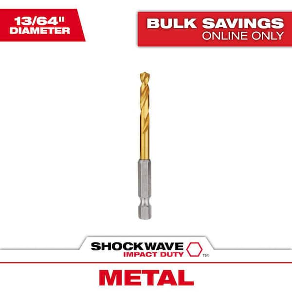 SHOCKWAVE 13/64 in. Titanium Drill Bit