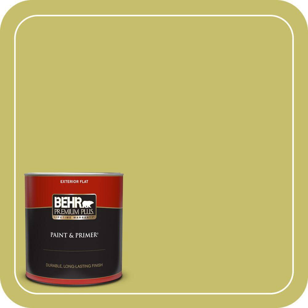 1 qt. #P350-5 Go Go Lime Flat Exterior Paint & Primer price history on PriceWatchPro
