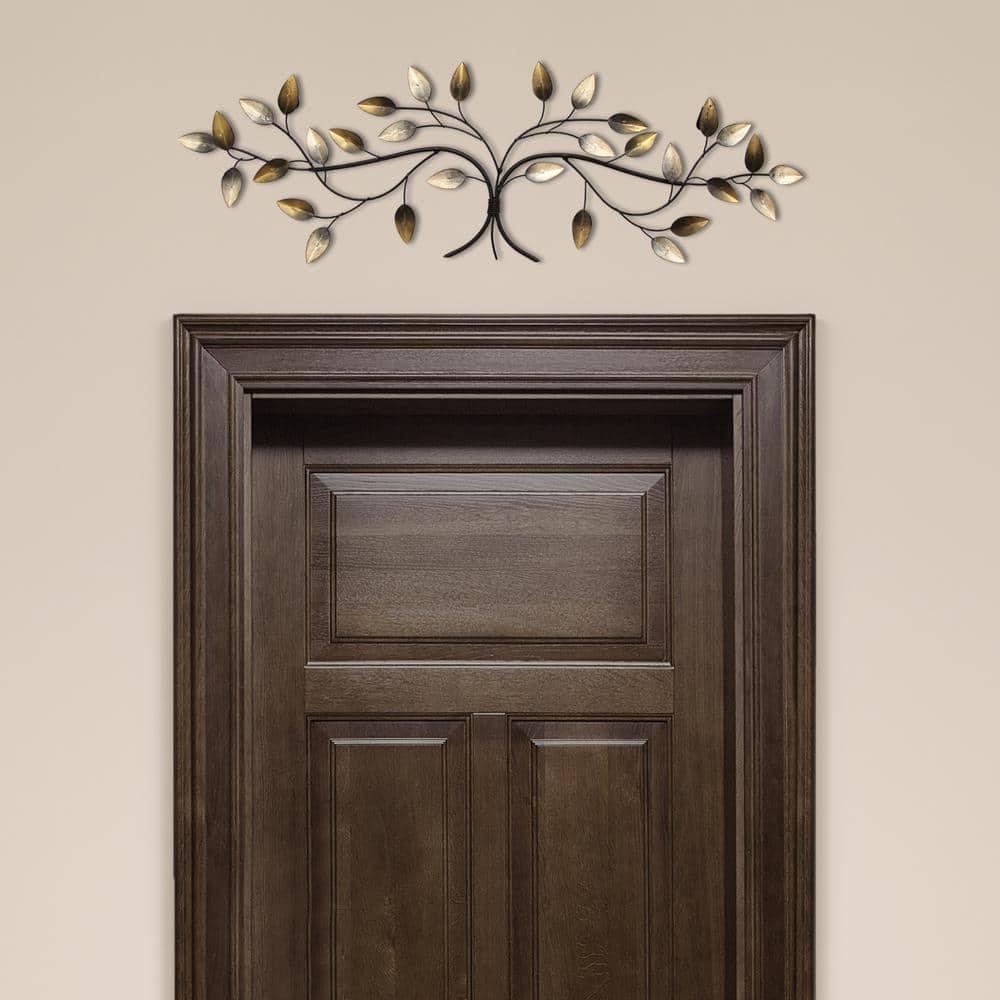 Stratton Home Decor Over the Door Blowing Leaves Wall Decor S01356 The  Home Depot