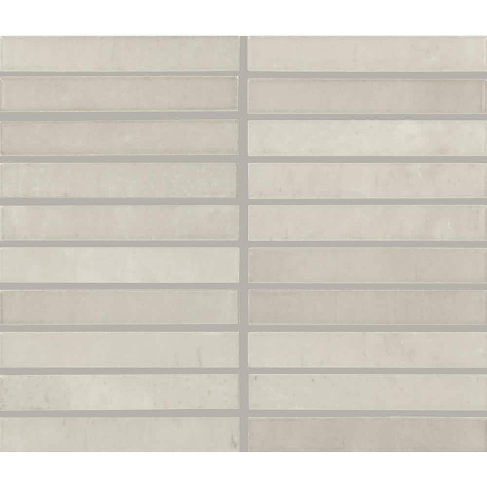 Daltile Miramo Pearl 10 in. x 12 in. Glazed Ceramic Straight Joint ...