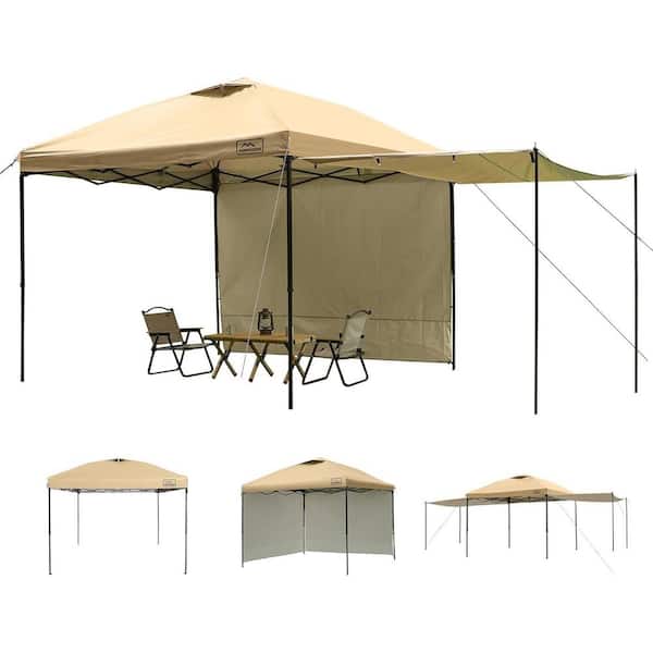 ＊yuma＊　1001 10 x 10 ft. Kahaki Pop Up Canopy Tent with 2-Pieces