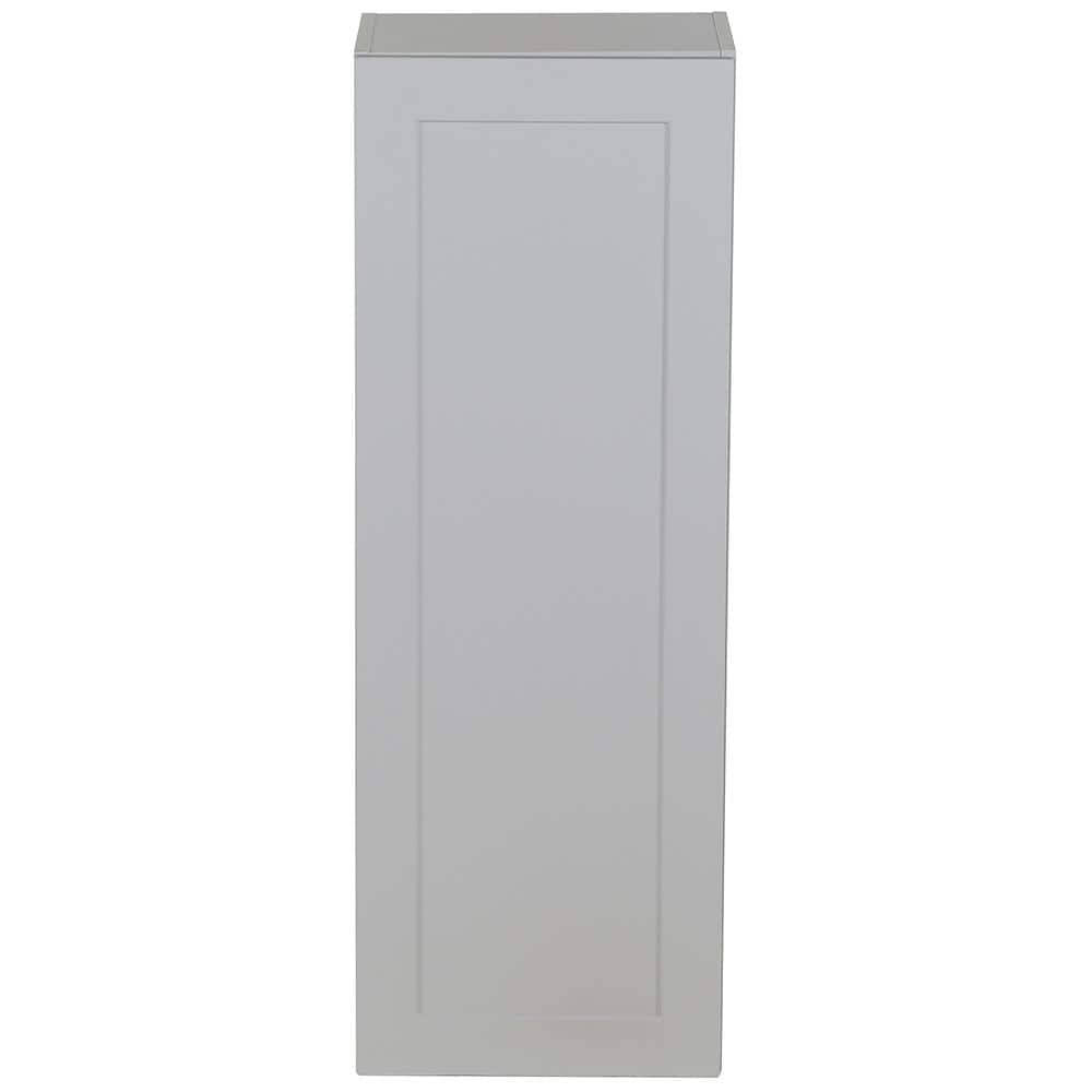 Cambridge Shaker Assembled 15 in. W x 42 in. H x 12.5 in. D Wall Cabinet in Gray price history on PriceWatchPro