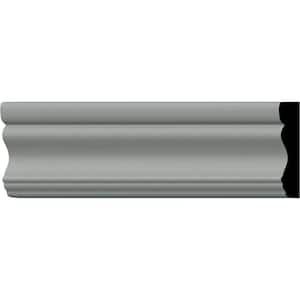 SAMPLE - 5/8 in. x 12 in. x 2-7/8 in. Urethane Smooth Panel Moulding