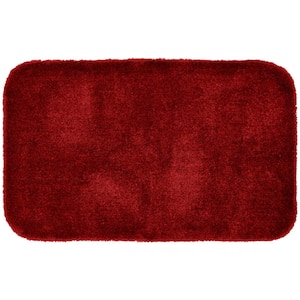 Finest Luxury Chili Pepper Red 24 in. x 40 in. Washable Bathroom Accent Rug