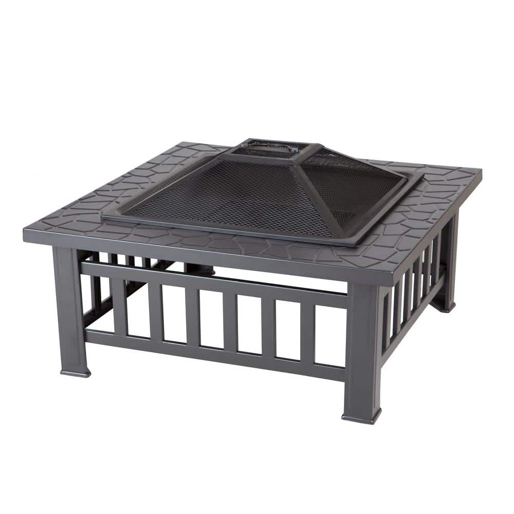 Stonemont 23 in. Square Steel Black Fire Pit price history on PriceWatchPro