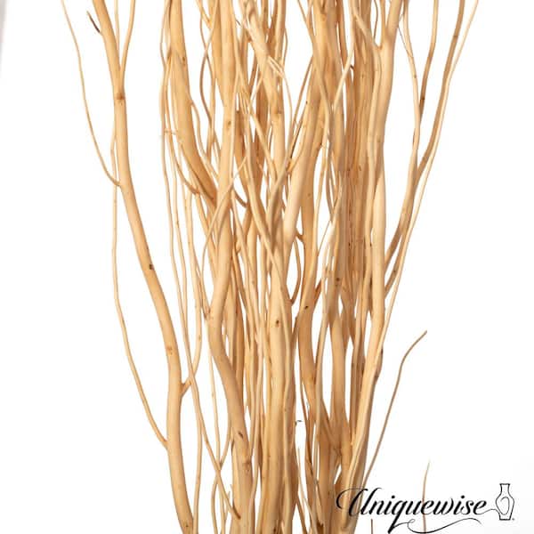 Uniquewise 47 in. Natural Decorative Dry Branches Authentic Willow Sticks  for Home Decoration and Wedding Craft QI004415.47 - The Home Depot