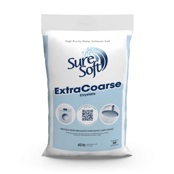 SURE SOFT Extra Coarse 40 lbs. Water Softener Crystal Salt