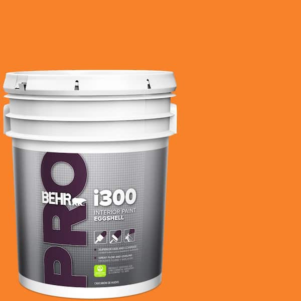 BEHR PRO 5 gal. #S-G-270 Summer Citrus Eggshell Interior Paint