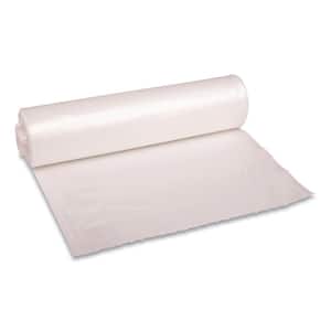 33 in. x 39 in. 33 Gal. 1.1 mil Clear Low Density Repro Trash Can Liners (10-Bags/Roll, 10-Rolls/Carton)