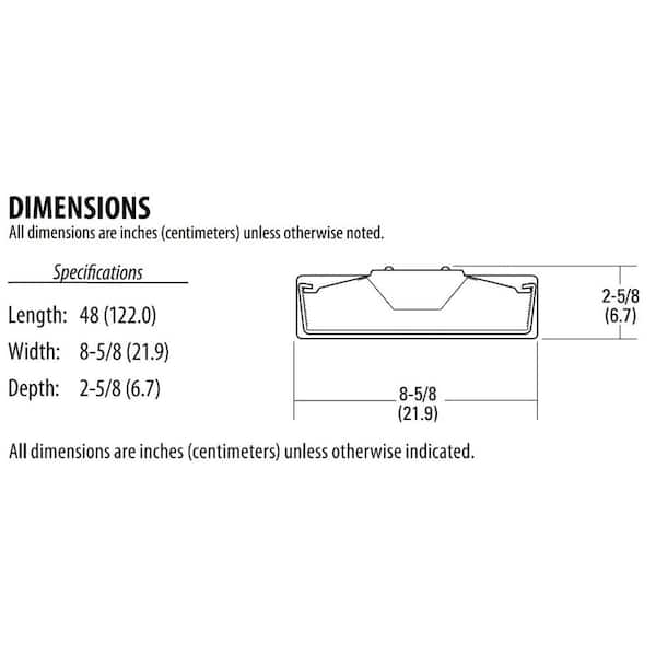 Contractor Select SBL4 Series 4 ft. Dimmable 4000K Cool White Integrated 3994 Lumen LED Square-Basket Wraparound Contractor Select SBL4 Series 4 ft. Dimmable 4000K Cool White Integrated 3994 Lumen LED Square-Basket Wraparound