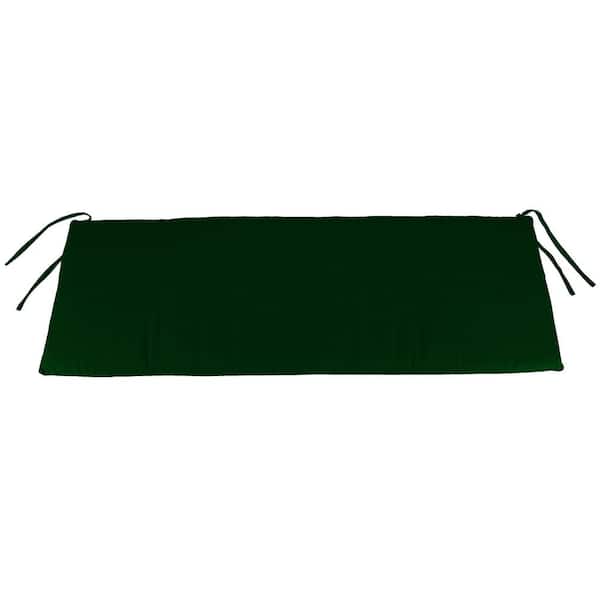 Jordan Manufacturing 48 in. L x 19.5 in. W x 3 in. T Outdoor Bench Cushion in Forest Green